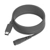 Adaptador de carga para computadora de tipo C a CC de 5,5 x 2,1 mm y 100 W, longitud: 3 m
