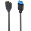 Cable de conexión DisplayPort 8K DP1.4 macho a hembra para pruebas de dispositivos, longitud: 0,3 m