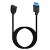Cable de conexión DisplayPort 8K DP1.4 macho a hembra para pruebas de dispositivos, longitud: 1 m