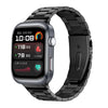 Correa de acero inoxidable con tres cuentas para Huawei Watch D2 (negra)