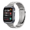 Correa de acero inoxidable con tres cuentas para Huawei Watch D2 (plateada)