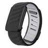 Correa de silicona para reloj deportivo WHOOP 4.0 (negra y gris claro)