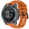 Correa de silicona transpirable para Garmin Instinct 3 AMOLED/Solar de 50 mm (naranja oscuro)