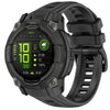 Correa de silicona transpirable para reloj Garmin Instinct 3 AMOLED/Solar de 50 mm (negro)