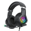 Auriculares omnidireccionales para deportes electrónicos KOTION EACH GS450 con micrófono, longitud: aproximadamente 1,9 m (negro)
