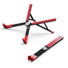 LS-001 Soporte plegable portátil para portátil con disipación de calor (negro y rojo)
