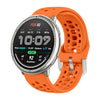 Correa deportiva de silicona con hebilla plateada para Amazfit Active 2 (naranja)
