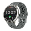 Correa deportiva de silicona con hebilla plateada para Amazfit Active 2 (gris espacial)