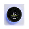 Termostato inteligente con perilla roscada y WiFi, pantalla a color TFT de 1,6 pulgadas, BHT-2007-P16-GALV para calentar agua (blanco y negro)