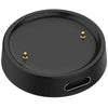Adaptador de carga para reloj inteligente Amazfit Bip 6/Active 2 con interfaz USB-C/Tipo C (negro)