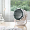 Ventilador eléctrico de escritorio con circulación de aire temporizada N703 (blanco)