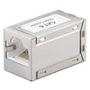 Extensor de cable Ethernet blindado con acoplador RJ45, modelo CAT6