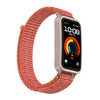 Correa de reloj con cierre de velcro y conector metálico de nailon para Huawei Band 10/9/8 (rosa y rojo)