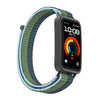 Correa de reloj con cierre de velcro y conector metálico de nailon para Huawei Band 10/9/8 (azul oscuro)