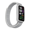 Correa de reloj con cierre de velcro y conector metálico de nailon para Huawei Band 10/9/8 (gris cielo)