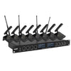 Micrófono de mano inalámbrico UHF de 8 canales YT8 para espectáculos en escenario. 8 micrófonos cortos.