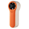 Mini ventilador portátil de alta velocidad con pantalla digital H02 HD (naranja)