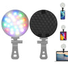 Luz de relleno portátil de bolsillo redonda a todo color GZ-669 (luz RGB)