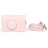 Estuche de cuero de cuerpo entero con correa para cámara Kodak EKTAR H35/F501/F9 (rosa)