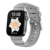 Correa de silicona con hebilla plateada (gris) para Huawei Watch Fit 5 / Fit 5 Pro / Fit 4