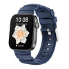 Correa de silicona con hebilla plateada (azul oscuro) para Huawei Watch Fit 5 / Fit 5 Pro / Fit 4
