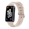 Correa de silicona con hebilla plateada para Huawei Band 10/9/8 (Starlight)