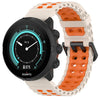 Correa de silicona para reloj Ocean de 24 mm con hebilla doble (naranja estrella)