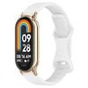 Correa de reloj de silicona con hebilla de mariposa de 12 mm (blanca)