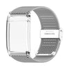 Correa de malla de acero y metal con hebilla milanesa para reloj WHOOP 4.0 (plateada)