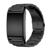 Correa de metal sólido de tres cuentas para reloj WHOOP 4.0 (negra)