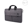 ST08 Maletín de mano con bolsa de almacenamiento sin correa para el hombro para computadora portátil de 14.1 pulgadas (gris)