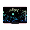 Tablero de dibujo LCD de grafiti recargable para niños, estilo: 16 pulgadas, rosa/escritura a color