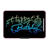 Tablero de dibujo LCD de grafiti recargable para niños, estilo: 21 pulgadas, rosa/escritura a color