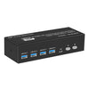 Conmutador KVM para monitor FJGEAR FJ-8K202DP 8K 60 Hz DP USB3.0 (enchufe estadounidense)