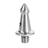 Puntas de trípode de acero inoxidable BEXIN LS002 con tornillo de 3/8" para trípodes y monópodes DSLR (color acero)