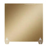 Placa de construcción para impresora 3D con resorte de acero para Creality K2 Plus, estilo dorado/recubrimiento PEI de doble cara