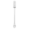 Extensor de enchufe estadounidense con carga rápida USB/Tipo C (blanco)