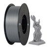 Bobina de filamento PETG de 1,75 mm/1 kg para impresora 3D (plata metalizada)