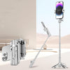 FUNSNAP P15 mini - Palo de selfi portátil con Bluetooth para teléfono, soporte para transmisión en vivo (blanco)