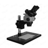 Microscopio estereoscópico trinocular con zoom síncrono Kaisi 6558 6,5-58X