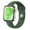 Correa de silicona de color sólido con hebilla de uña para Huawei Watch Fit 3 / Fit 4 / Fit 4 Pro (verde militar)