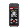 Medidor de humedad de madera TASI TA661B: mide rápidamente el contenido de humedad, la temperatura y el detector de humedad (negro)