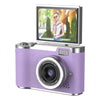 Cámara retro para niños LK007 de 2,4 pulgadas HD CCD (morada)