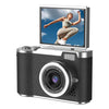 Cámara retro para niños LK007 de 2,4 pulgadas HD CCD (negra)