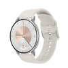Reloj inteligente CY29 para mujer con pantalla AMOLED de 1,32 pulgadas y compatible con la aplicación COFIT (plateado)