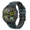 Reloj inteligente HT34 con pantalla IPS de 1,75 pulgadas, Bluetooth, resistente a 3 ATM y para deportes al aire libre (Camuflaje)