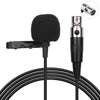 Micrófono de solapa metálico con cabezal XLR de 3 pines, longitud del cable: 1,5 m