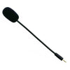 Micrófono de intercomunicación de cuello de cisne para auriculares para juegos Turtle Beach Ear Force PX4/PX5, conector recto de 2,5 mm