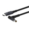 Cable de carga para portátil de tipo C a CC de 1,8 m y 140 W (modelo: CC 5,5 x 2,5 mm, 28 V, 5 A)