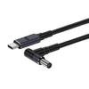 Cable de carga para portátil de tipo C a CC (1,8 m, 140 W, 6,0 x 3,7 mm, 20 V, 7 A)